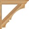 Ekena Millwork Balboa Traditional Rough Sawn Outlooker, Western Red Cedar, 8"W x 42"D x 42"H OUT08X42X42BOA01RWR - alternate 4